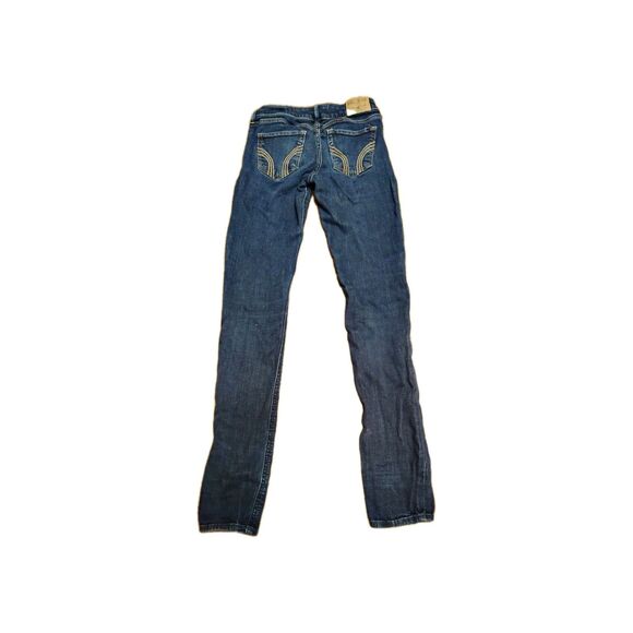 Hollister Women's 24x31 Super Skinny Denim Jeans Y2K Boho - Picture 7 of 7